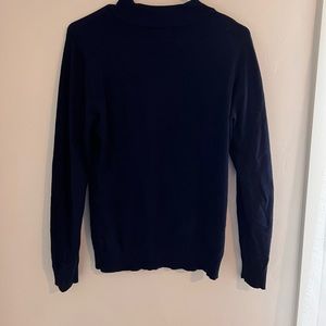 Cielo dark blue mock turtleneck long sleeve